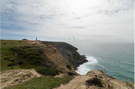 A beautiful view of the ocean with a, a Nature Photo by Barcelona_dreams