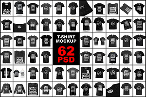 T-Shirt Mockup - 62 Files, a Shirt Mockup by mockupbuys