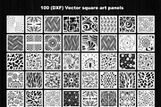100+ Decorative square panels, a Graphic by CncCutModel (Thumbnail 2 of 3)