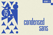 Highway 75 - Condensed Sans-Serif, a Sans Serif Font by Lateral Design (Thumbnail 2 of 16)