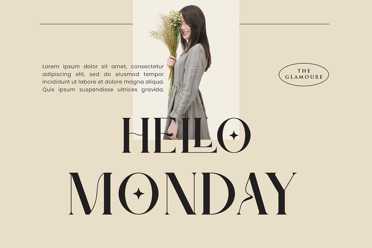 The Glamoure Serif Font, a Serif Font by Idea Studio (Photo 8 of 12)