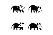 Opossum Logo, a Graphic by NataliiaVolyk (Thumbnail 2 of 6)