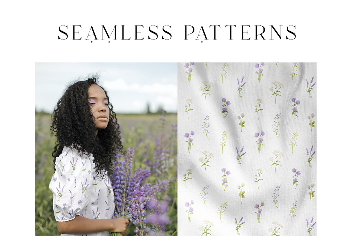 Watercolor Summer Wildflowers, an Illustration by polikarpovaart (Photo 11 of 16)