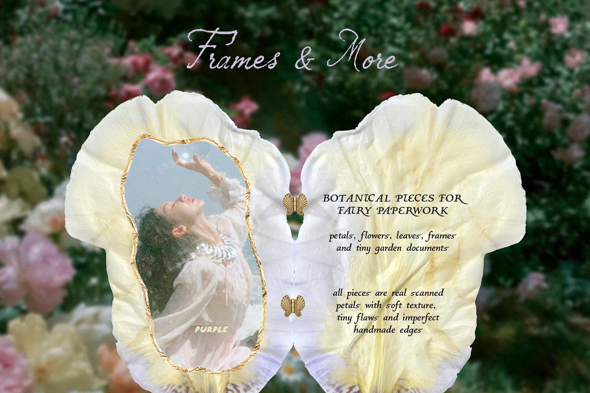 Petals Garden Collage Kit, an Object Graphic by Purple (Photo 2 of 15)
