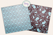 Autumn Paisley Scrapbook Papers, a Pattern Graphic by Lavender Mint Graphics (Thumbnail 5 of 6)