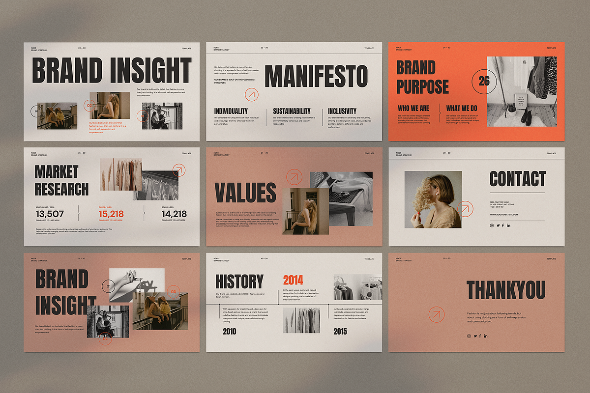 NOER Brand Strategy - Powerpoint, a Presentation Template by Surotype (Photo 10 of 10)