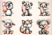 summer animals clipart, an Illustration by GatewayDesign (Thumbnail 2 of 6)