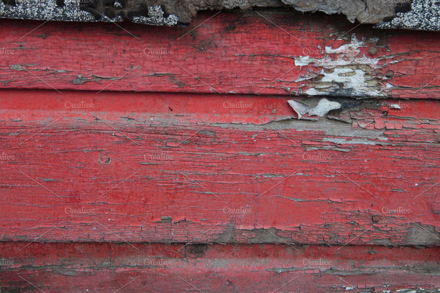 Rustic Wood Texture Red