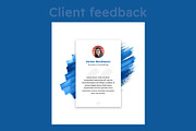 Client feedback template design, a Social Media Template by Ravshanov Studio (Thumbnail 2 of 2)