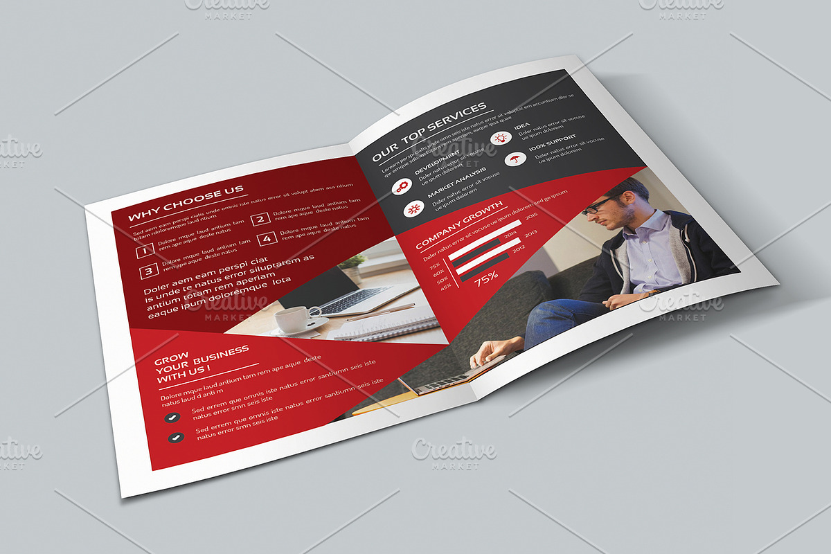 InDesign Corporate Brochure - V454, a Brochure Template by Template Shop (Photo 2 of 5)