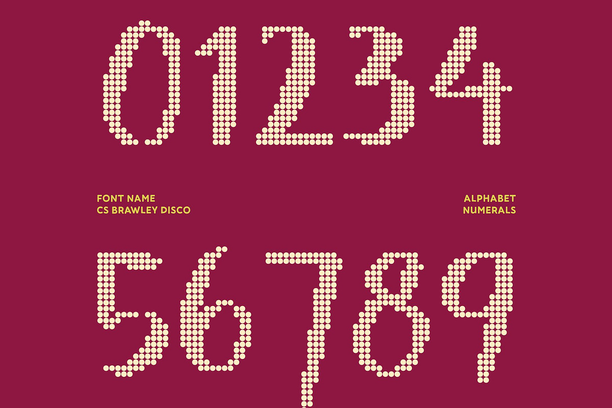 CS Brawley Disco, a Sans Serif Font by Craft Supply Co. (Photo 6 of 8)