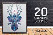 Just Frames - Prints Mockups, a Print Template by Frisk Shop (Thumbnail 5 of 5)