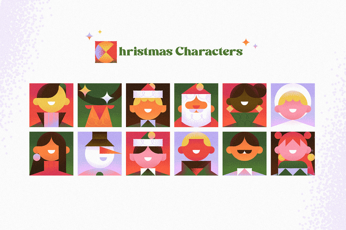 Squarry Christmas. Pattern Builder., a Pattern Graphic by Red Monkey (Photo 3 of 15)