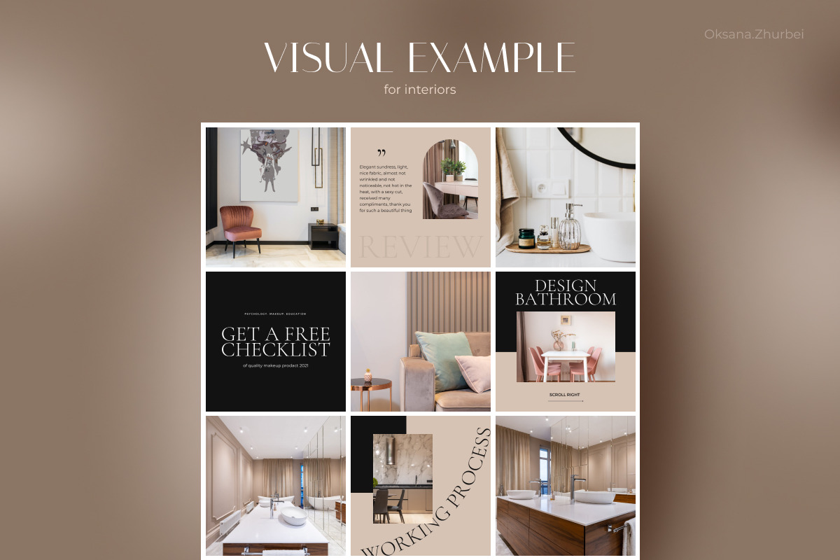 Elegant Instagram post templates, a Social Media Template by Make It Yours Lab. (Photo 5 of 12)