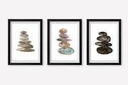 Watercolor Cairns - DIY Set, a Texture Illustration by amyxbao (Thumbnail 2 of 4)