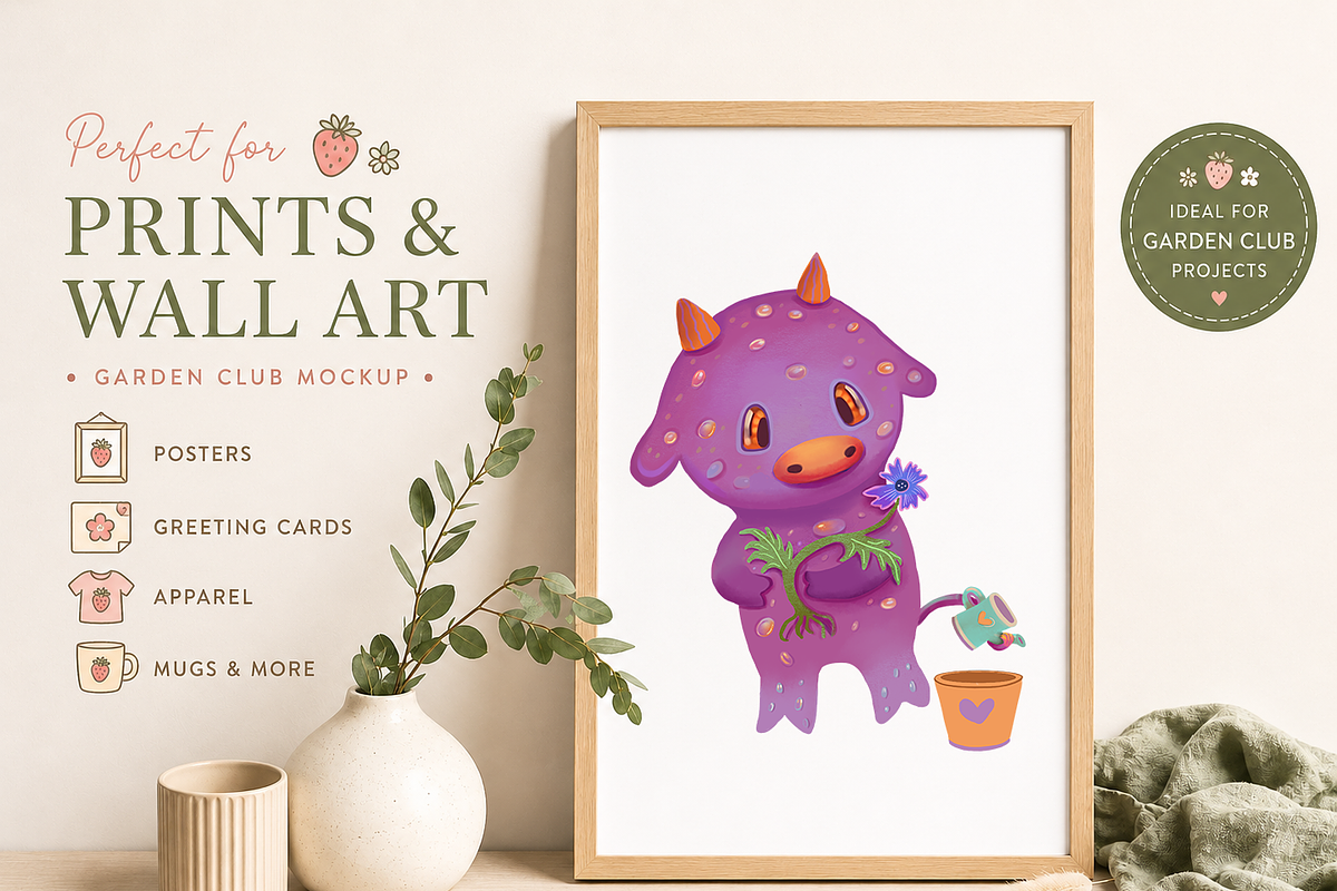 Kawaii Garden Animals PNG, an Animal Illustration by FaliushViktoriaArtist (Photo 6 of 13)