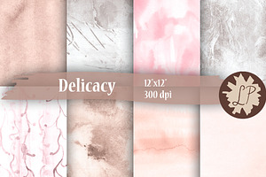 Delicate Pastel Papers (Watercolour)