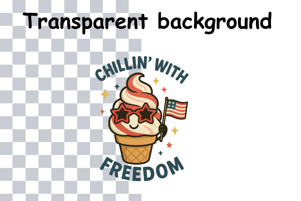 Chillin' with Freedom – Sublimation, a Seasonal Illustration by Smillyy Threads (Photo 2 of 6)