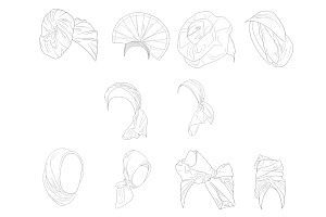 Clothing Headwear Set 1 Procreate