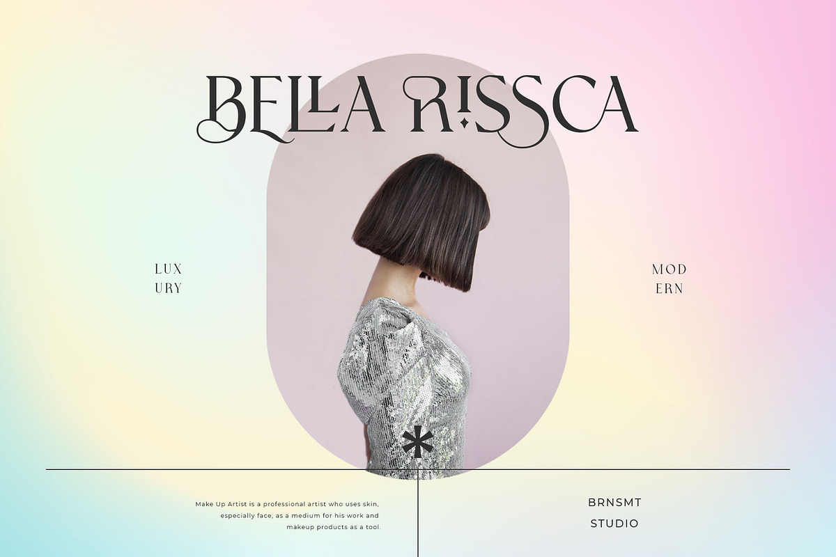 Nissma - Modern Ligature Serif, a Serif Font by BrandSemut (Photo 2 of 12)