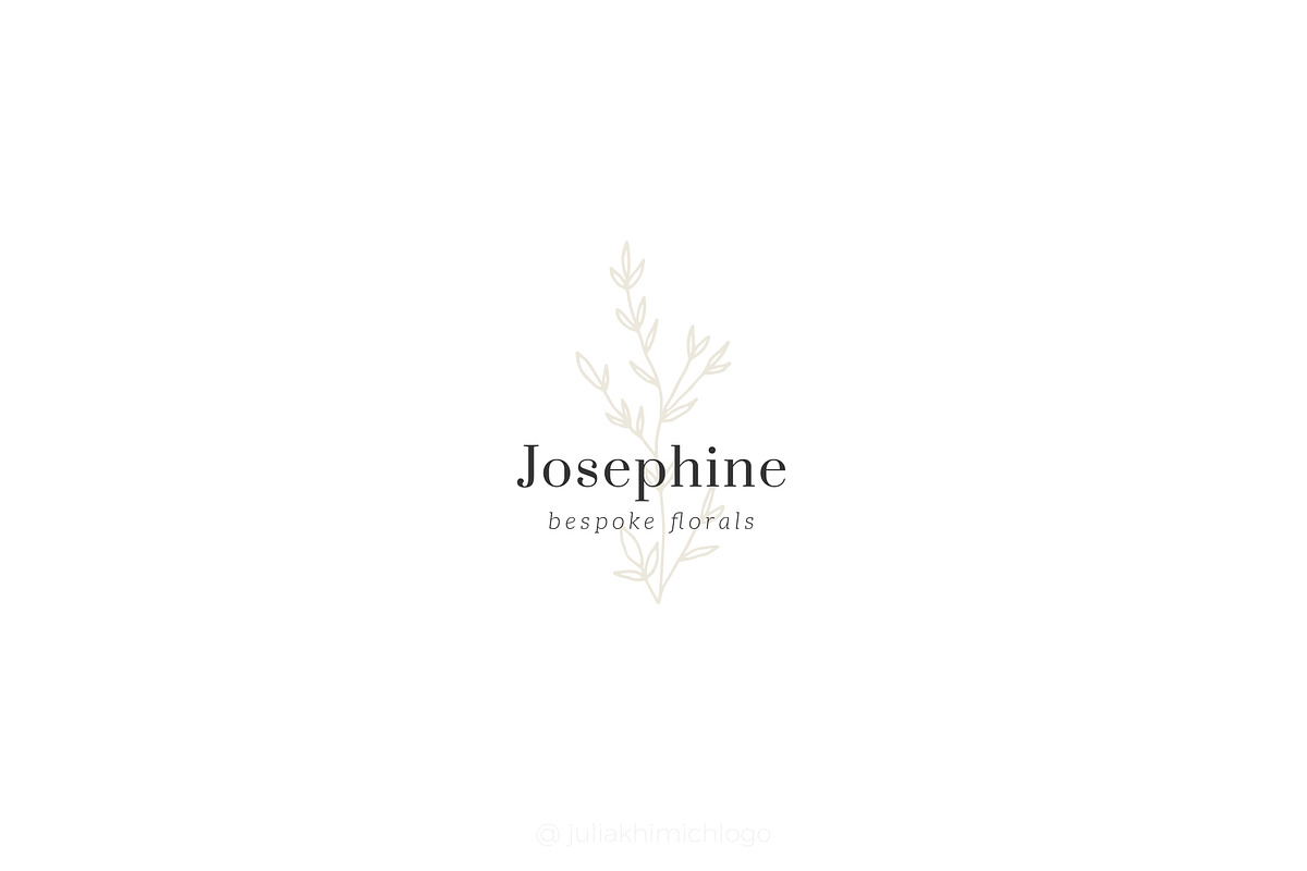 Logo Pack Volume 18. Florals, a Branding & Logo Template by Mint Air Studio (Photo 4 of 21)