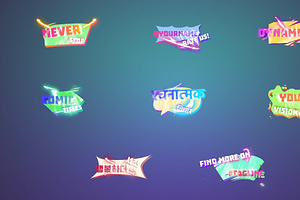 Comic Titles for DaVinci Resolve, a Templates & Theme by 2dfx