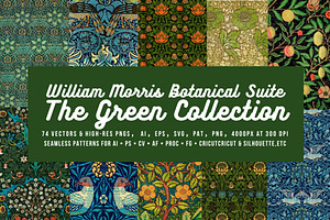 William Morris Seamless Patterns 4