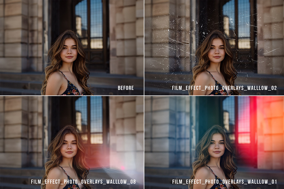 Film textures png photo overlays preview 3