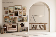 Vintage Frame Mockup Bundle Set of 9, a Household Mockup by Mockup Art Atelier (Thumbnail 16 of 18)