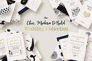 Chic,Modern&Bold Wedding Collection, an Invitation Template by Knotted Design (Thumbnail 1 of 4)