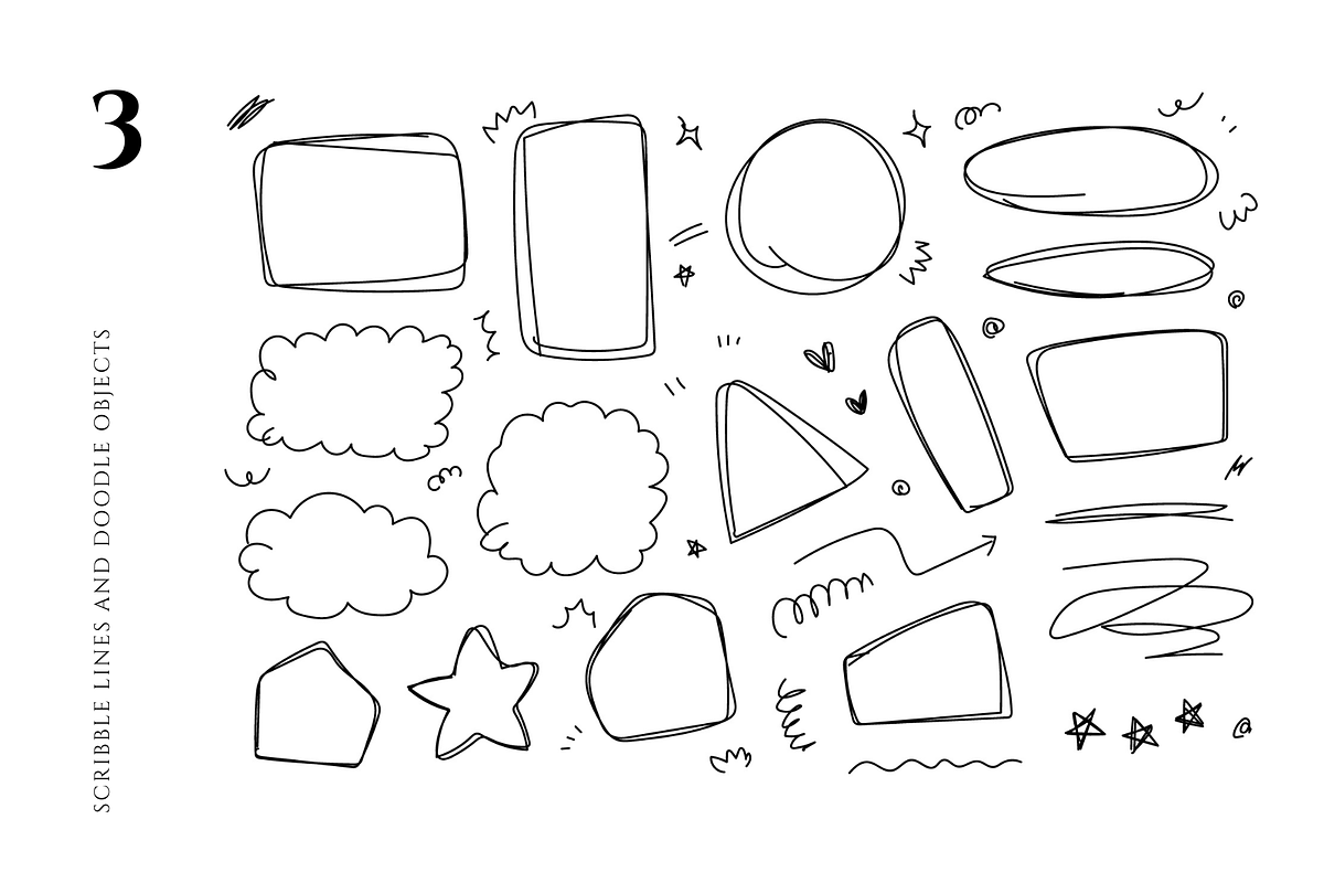 438 scribbles & doodles, an Object Graphic by Pinkbrush (Photo 4 of 11)