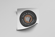 Rounded Sticker Mockup, a Packaging Mockup by Tahtagraphic (Thumbnail 5 of 6)