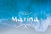 Marina Handwritten Font, a Script Font by Mila Visuals (Thumbnail 1 of 3)