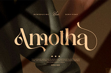 Amotha || Modern Classy Serif Font