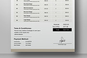 Invoice Template Layout, a Stationery Template by MightyDesign (Thumbnail 2 of 6)