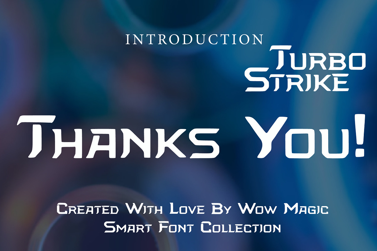 Turbo Strike, a Sans Serif Font by Wow Magic (Photo 3 of 3)