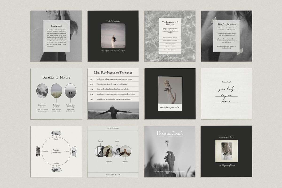 Holistic Coach Template - Canva, a Social Media Template by Willoe Studio (Photo 8 of 12)