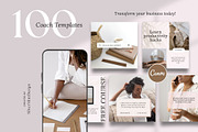 Business coach social media posts, a Social Media Template by SilverMintDesign (Thumbnail 1 of 9)