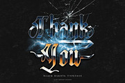 Black Dakota Typeface, a Blackletter Font by alit design (Thumbnail 15 of 15)