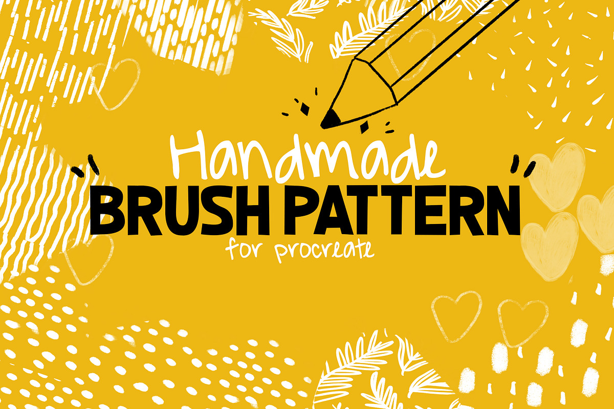 Handmade Brush Pattern - Procreate, a Brush Add-On by Eliza Moreno Illustration (Photo 1 of 5)