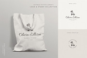 Floral Visuals Logo Stamp Collection, a Branding & Logo Template by Pigment Café (Thumbnail 3 of 5)