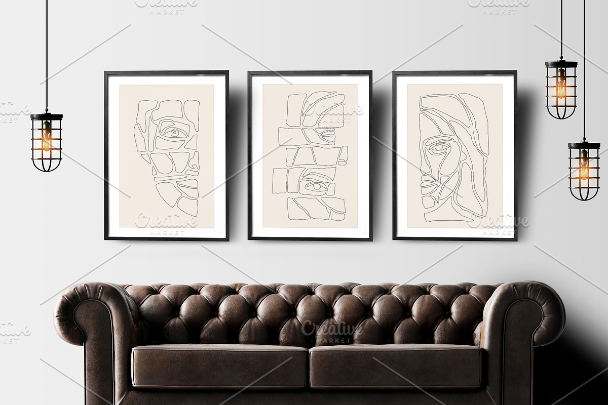 Woman Surreal Face Posters, an Object Graphic by C Design Studio (Photo 5 of 17)