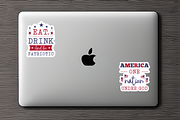 Farmhouse 4th of July Sticker Bundle, an Object Graphic by Design's Dark (Thumbnail 10 of 10)