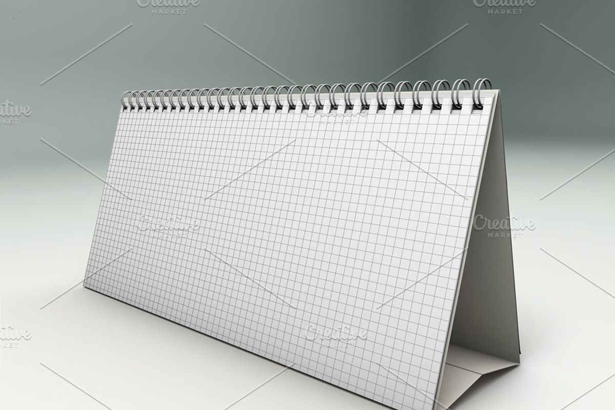 Desk Calendar Mock-Up, a Mockup by maximmmmum (Photo 6 of 8)
