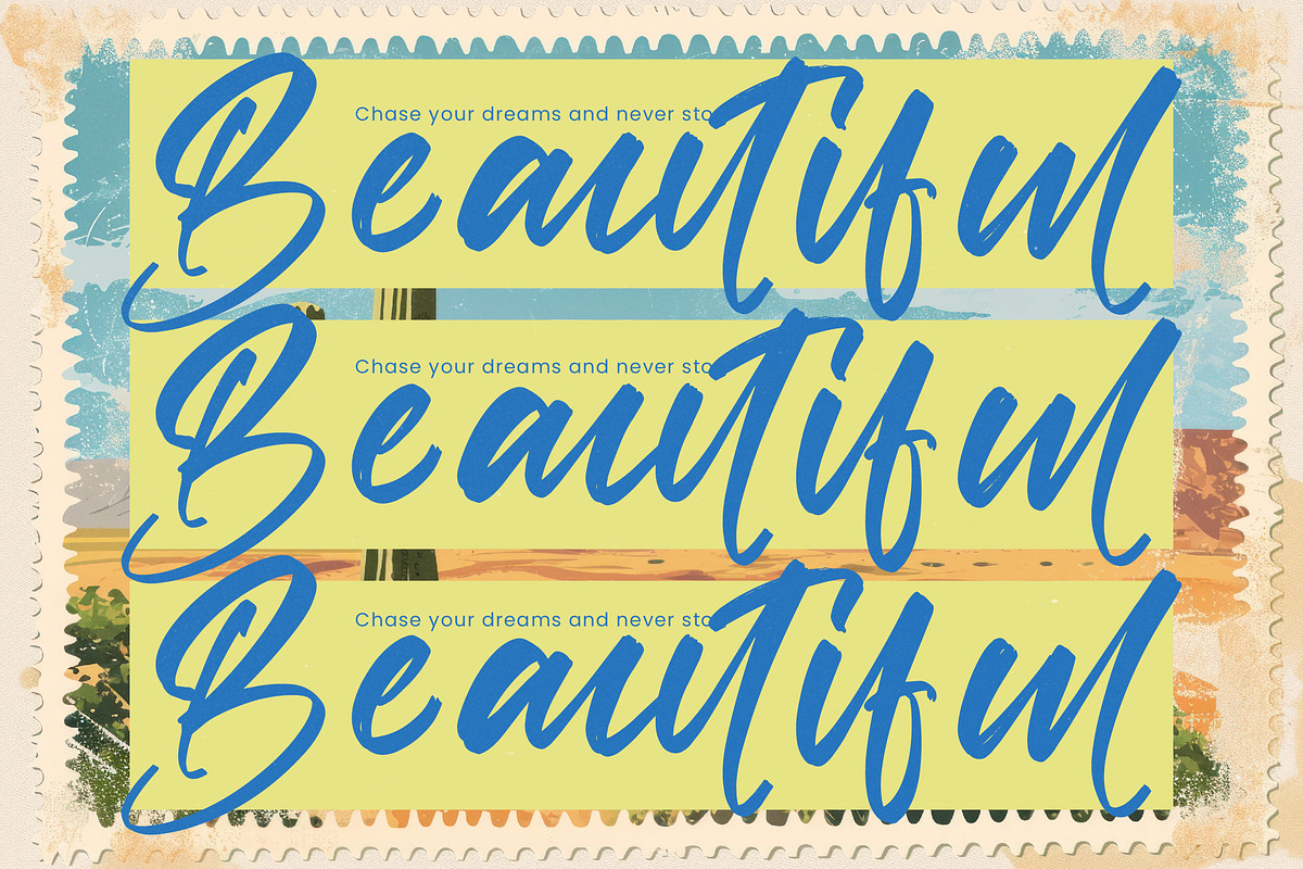 Bhaltron Modern Brush Handwritten, a Script Font by stylishtype.co (Photo 4 of 20)