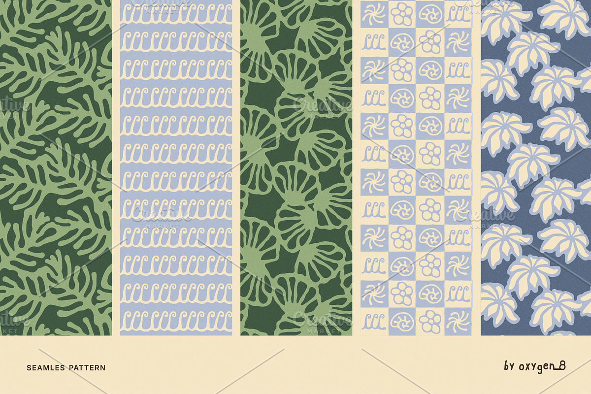 Salty Ink. Organic Shapes & Patterns, a Graphic by oxygen_8 (Photo 10 of 11)