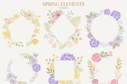 Spring Whimsical Watercolor Clipart, a Seasonal Illustration by Adora ARTS (Thumbnail 7 of 10)