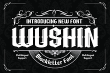 WUSHIN Blackletter font