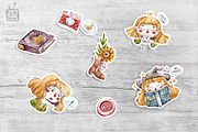 Watercolor Emotional Girl, an Illustration by talloshau's illustrations (Thumbnail 5 of 5)