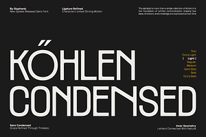 GC Kohlen – Condensed Display